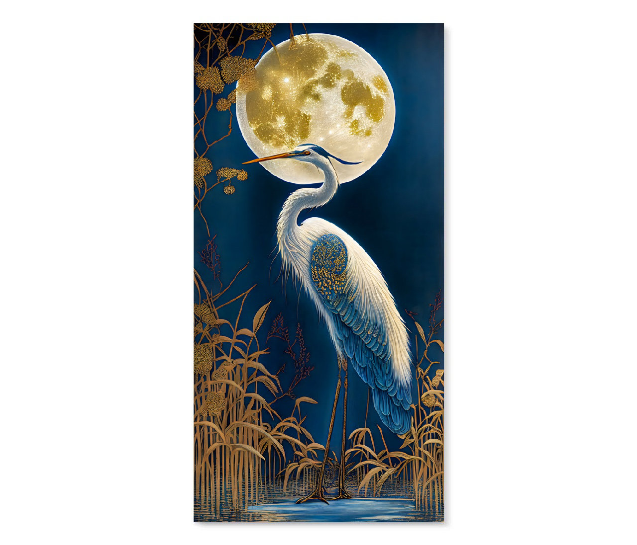 Bayou Breeze " Blue Crane " Wayfair